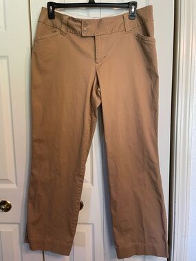 Lane Bryant Tan Stretch Cotton Pants